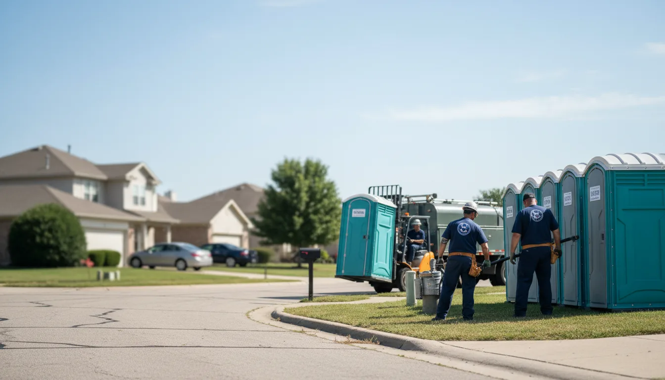 Porta Potty Rental in Lequire, OK near me